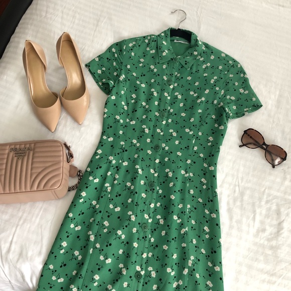 Green Reformation dress like NEW! - Picture 2 of 5